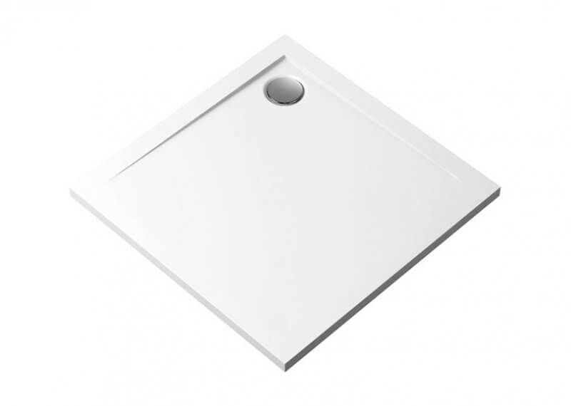 Душовий піддон GEOS тонкий структурний, 80 x 80 х 4,5/1,5 00378 фото