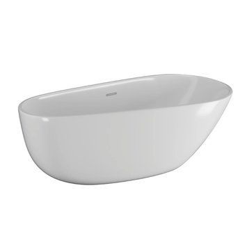 Акриловая ванна Polimat SHILA белая матовая 170х85 см 00651 фото