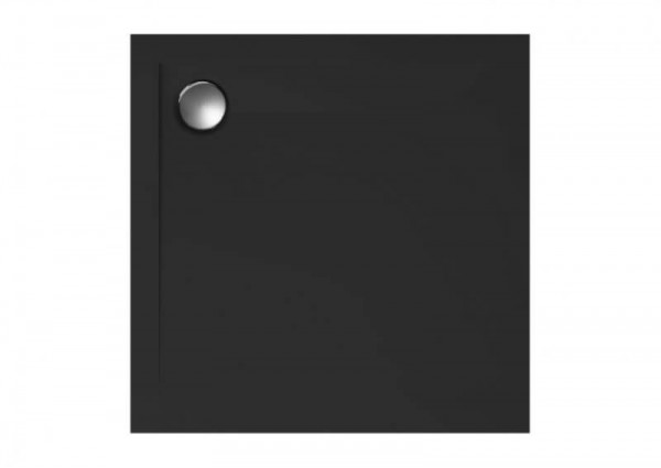Душовий піддон GEOS тонкий чорний, 100 x 100 х 4,5/1,5