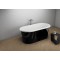 Акрилова ванна AMONA NEW чорна глянцева, 150 x 75 см
