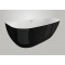 Акрилова ванна RISA чорна глянцева, 160 x 80 см