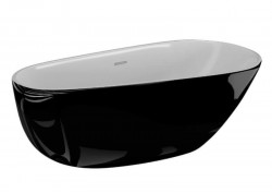 Акрилова ванна SHILA чорна глянцева, 170 x 85 см