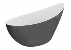 Акрилова ванна ZOE графітова, 180 x 80 см